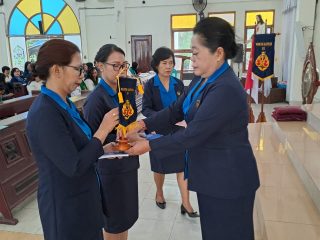 Konfercab IX WKRI DPC Paroki Santa Maria De La Sallete Muara Teweh Tetapkan Pengurus Baru 2025-2028