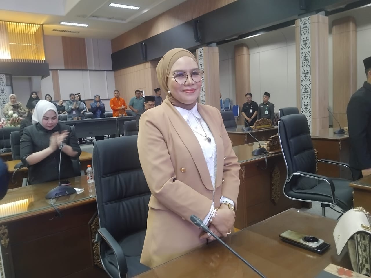 Sidang pemeriksaan saksi ahli dalam perkara Pemortalan dan penguasaan kawasan hutan di Desa Muara Pari dengan 4 terdakwa yakni Ahmad Yudhan Baya Cs. (FOTO: Ist)