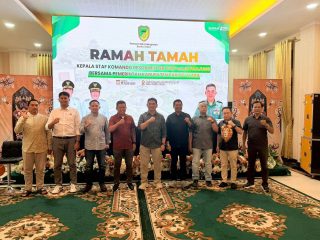 Haji Beni Siswanto Hadiri Ramah Tamah dengan Kasrem 102/Pjg di Rujab Bupati