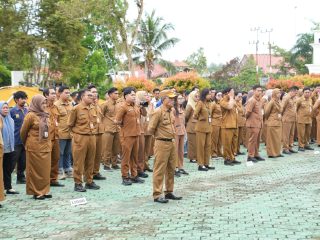 Bupati Barito Utara Gebrak Aparatur PUPR: Disiplin Kunci Sukses Pembangunan