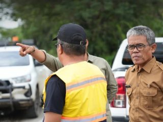 PUPR Barut dan BPJN Kolaborasi Perbaiki Jalan Nasional di Jingah hingga Hajak