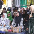 FOTO - Dina Maulidah saat menghadiri Peringatan Tahun Baru Islam 1 Muharram 1448 Hijriah.