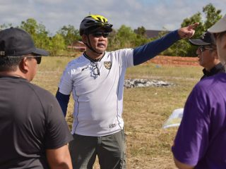 Gowes Pagi Keliling Muara Teweh, Bupati Shalahuddin Tinjau Lokasi Batara Expo dan CFD 2026