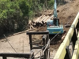Suhendra Apresiasi Pembangunan Jembatan Sungai Patake, Montallat