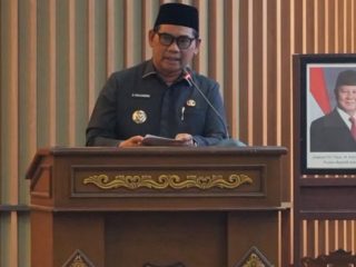 Bupati Barito Utara Hadiri Paripurna Pengesahan Perubahan APBD 2026