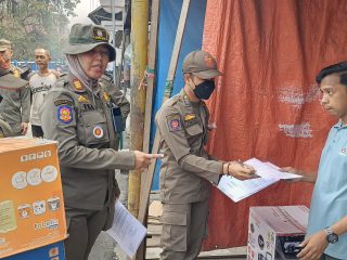 Tim Gabungan Penegak Perda Barito Utara Tertibkan 13 Pelanggar di Muara Teweh