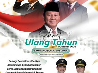 Momentum HUT ke-75, Pemkab Barito Utara Doakan Kepemimpinan Prabowo Subianto untuk Indonesia Maju