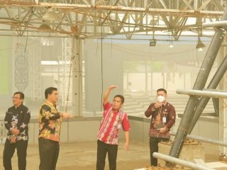 Kembalikan Kejayaan Tiara Batara, Bupati Minta Kontraktor Jaga Kualitas Bangunan